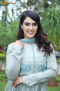 telugu actress kavya thapar in a light blue salwar kameez photoshoot