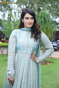 telugu actress kavya thapar in a light blue salwar kameez photoshoot