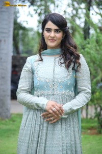 telugu actress kavya thapar in a light blue salwar kameez photoshoot