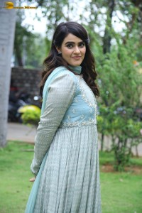 telugu actress kavya thapar in a light blue salwar kameez photoshoot