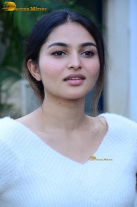 actress Kayadu Lohar beautiful in a white top and pink skirt
