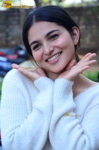 actress Kayadu Lohar beautiful in a white top and pink skirt