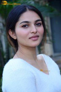 actress Kayadu Lohar beautiful in a white top and pink skirt