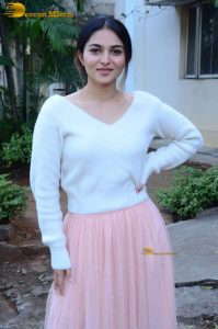 actress Kayadu Lohar beautiful in a white top and pink skirt