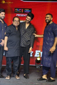 Keedaa Cola Pre-Release Event attended by Raghu Ram, Chaitanya Rao, Rag Mayur, Brahmanandam, and Vijay Deverakonda