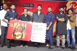 Keedaa Cola Pre-Release Event attended by Raghu Ram, Chaitanya Rao, Rag Mayur, Brahmanandam, and Vijay Deverakonda