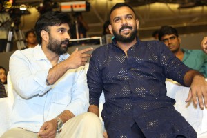 Keedaa Cola Pre-Release Event attended by Raghu Ram, Chaitanya Rao, Rag Mayur, Brahmanandam, and Vijay Deverakonda
