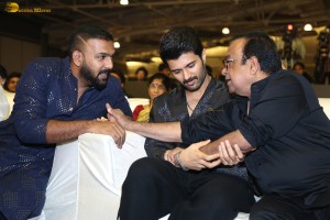 Keedaa Cola Pre-Release Event attended by Raghu Ram, Chaitanya Rao, Rag Mayur, Brahmanandam, and Vijay Deverakonda