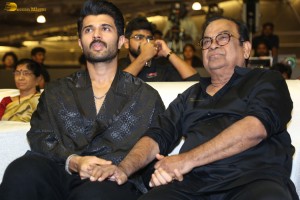 Keedaa Cola Pre-Release Event attended by Raghu Ram, Chaitanya Rao, Rag Mayur, Brahmanandam, and Vijay Deverakonda
