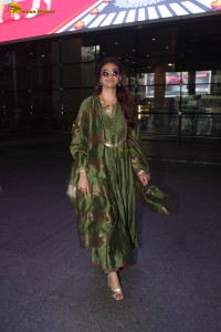 actress Keerthy Suresh cute in a green salwar dress