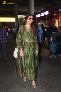 actress Keerthy Suresh cute in a green salwar dress