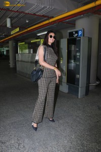 Indian actress Keerthy Suresh chic look at the airport