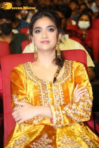 Actress Keerthy Suresh in a yellow dress