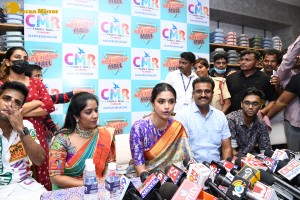 Actress Keerthy Suresh launches CMR Mall in Mahabubnagar Telangana