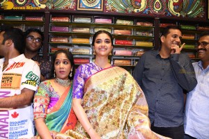 Actress Keerthy Suresh launches CMR Mall in Mahabubnagar Telangana