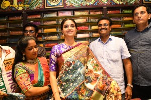 Actress Keerthy Suresh launches CMR Mall in Mahabubnagar Telangana