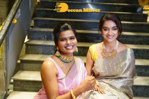 Keerthy Suresh launches Mugdha Art Studio in Kukatpally on February 12, 2022