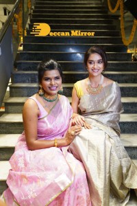 Keerthy Suresh launches Mugdha Art Studio in Kukatpally on February 12, 2022