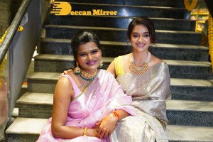 Keerthy Suresh launches Mugdha Art Studio in Kukatpally on February 12, 2022