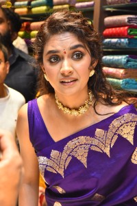 Keerthy Suresh launches Maangalya Shopping Mall in Hyderabad