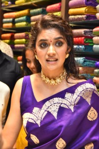 Keerthy Suresh launches Maangalya Shopping Mall in Hyderabad