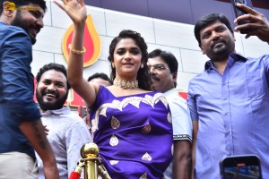 Keerthy Suresh launches Maangalya Shopping Mall in Hyderabad