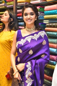 Keerthy Suresh launches Maangalya Shopping Mall in Hyderabad
