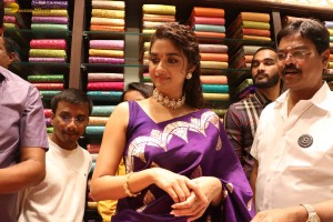 Keerthy Suresh launches Maangalya Shopping Mall in Hyderabad