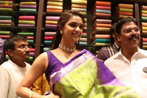 Keerthy Suresh launches Maangalya Shopping Mall in Hyderabad