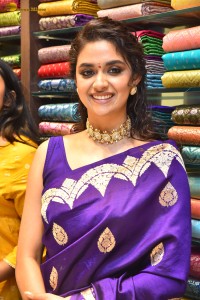 Keerthy Suresh launches Maangalya Shopping Mall in Hyderabad