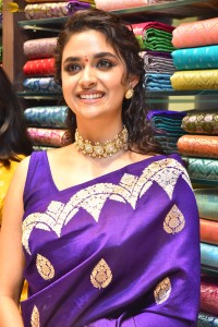 Keerthy Suresh launches Maangalya Shopping Mall in Hyderabad