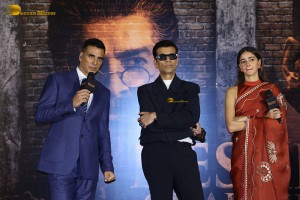 Kesari 2 Press Meet attended by Akshay Kumar, Ananya Panday, and Karan Johar