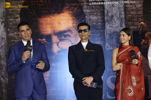 Kesari 2 Press Meet attended by Akshay Kumar, Ananya Panday, and Karan Johar