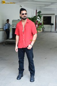 Suniel Shetty, Sooraj Pancholi, and Akanksha Sharma promote ‘Kesari Veer’ in Juhu