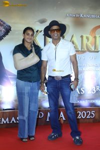 Kesari Veer Screening attended by Suniel Shetty, Akanksha Sharma, Sooraj Pancholi, Tiger Shroff, and others