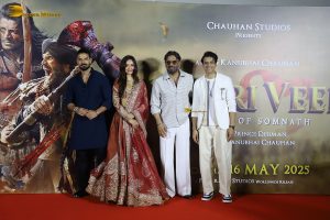 Kesari Veer Trailer Launch attended by Suniel Shetty, Akanksha Sharma, and Sooraj Pancholi