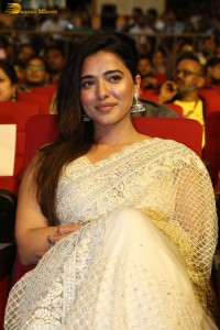 Ketika Sharma cute in a cream color saree at bro movie function