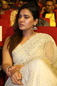 Ketika Sharma cute in a cream color saree at bro movie function