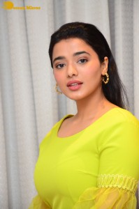 Actress Ketika Sharma pretty in a green dress