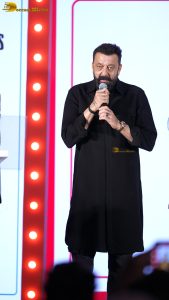 Khalnayak Returns Announcement attended by Sanjay Dutt and Manyata Dutt