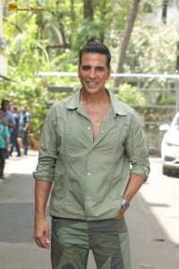Khel Khel Mein team including Akshay Kumar, Taapsee Pannu, Vaani Kapoor, Pragya Jaiswal, and Fardeen Khan promote the film in Mumbai on August 14, 2024