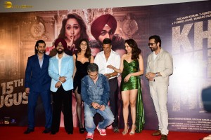 Khel Khel Mein Trailer Launch attended by Akshay Kumar, Vaani Kapoor, Pragya Jaiswal, and Fardeen Khan