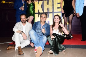 Khel Khel Mein Trailer Launch attended by Akshay Kumar, Vaani Kapoor, Pragya Jaiswal, and Fardeen Khan