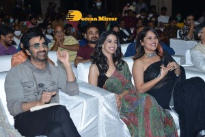 Pictures from the Pre-Release Event of 'Khiladi' movie - attended by Ravi Teja, Meenakshi Chaudhary, Dimple Hayathi, Anasuya Bharadwaj, Devi Sri Prasad and Ramesh Varma