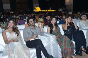 Pictures from the Pre-Release Event of 'Khiladi' movie - attended by Ravi Teja, Meenakshi Chaudhary, Dimple Hayathi, Anasuya Bharadwaj, Devi Sri Prasad and Ramesh Varma