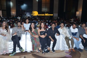 Pictures from the Pre-Release Event of 'Khiladi' movie - attended by Ravi Teja, Meenakshi Chaudhary, Dimple Hayathi, Anasuya Bharadwaj, Devi Sri Prasad and Ramesh Varma