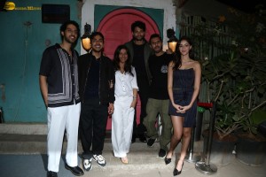 Kho Gaye Hum Kahan Success Party attended by Ananya Panday, Siddhant Chaturvedi, and Malavika Mohanan