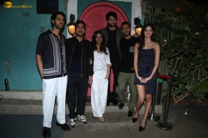 Kho Gaye Hum Kahan Success Party attended by Ananya Panday, Siddhant Chaturvedi, and Malavika Mohanan