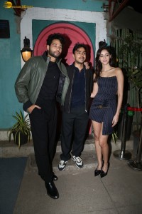 Kho Gaye Hum Kahan Success Party attended by Ananya Panday, Siddhant Chaturvedi, and Malavika Mohanan