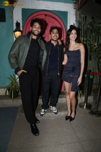Kho Gaye Hum Kahan Success Party attended by Ananya Panday, Siddhant Chaturvedi, and Malavika Mohanan